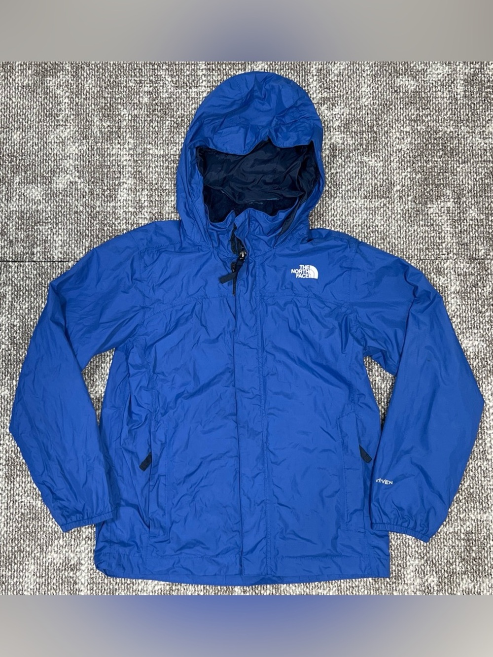 The North Face Kids Royal Blue Hooded Rain Jacket